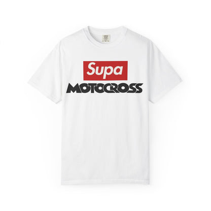 Motocross T-Shirt — "Supa" Logo & Back Graphic (Peace in a Storm)
