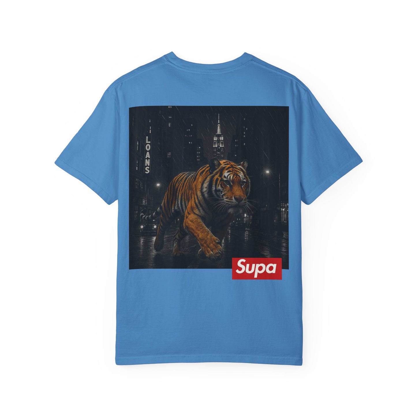 Supa Tiger Unisex Garment-Dyed T-Shirt