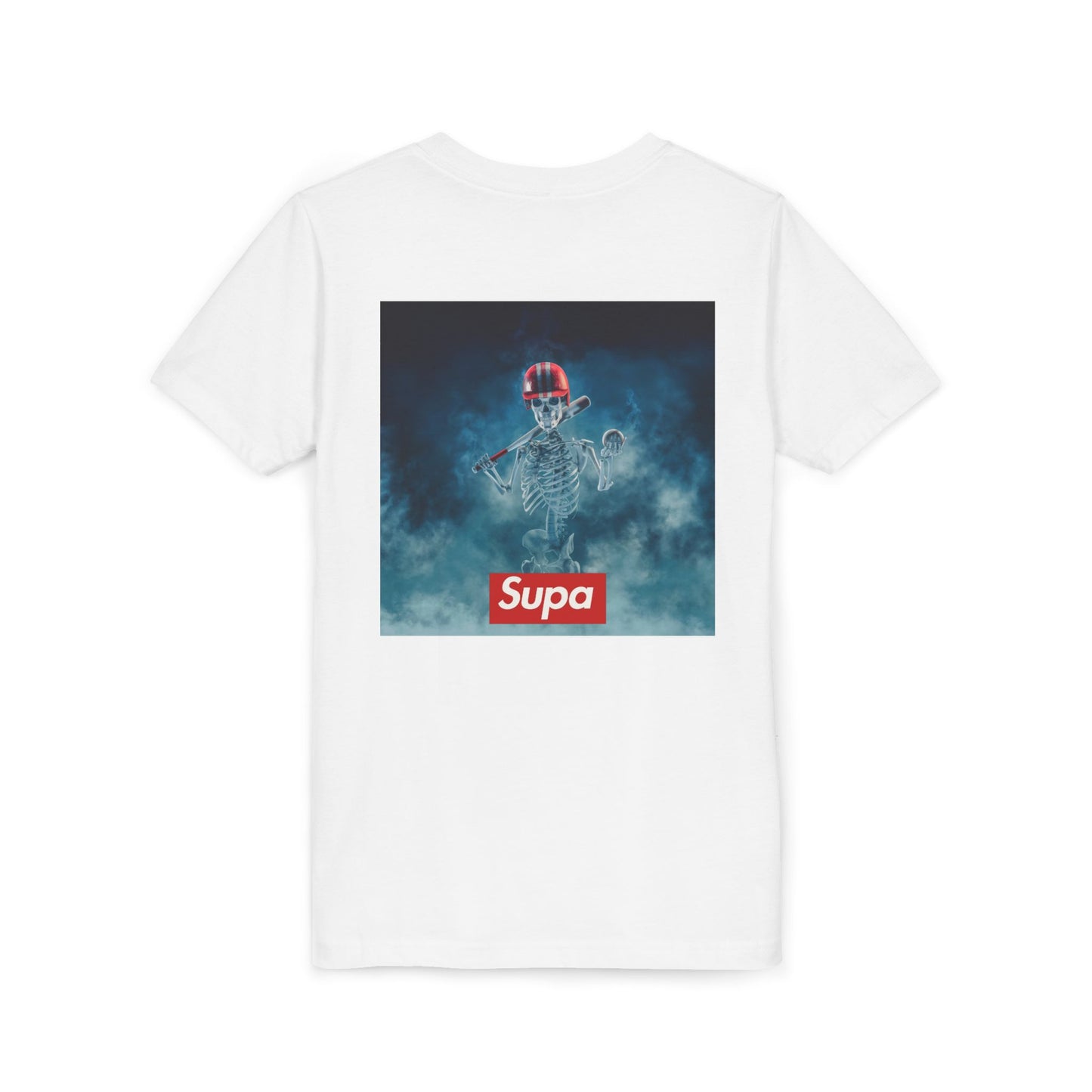 Supa Youth Short Sleeve Tee - Cool Skeleton Design