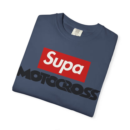 Motocross T-Shirt — "Supa" Logo & Back Graphic (Peace in a Storm)