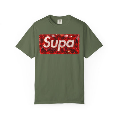 Supa Crystal Skull & Roses T-Shirt