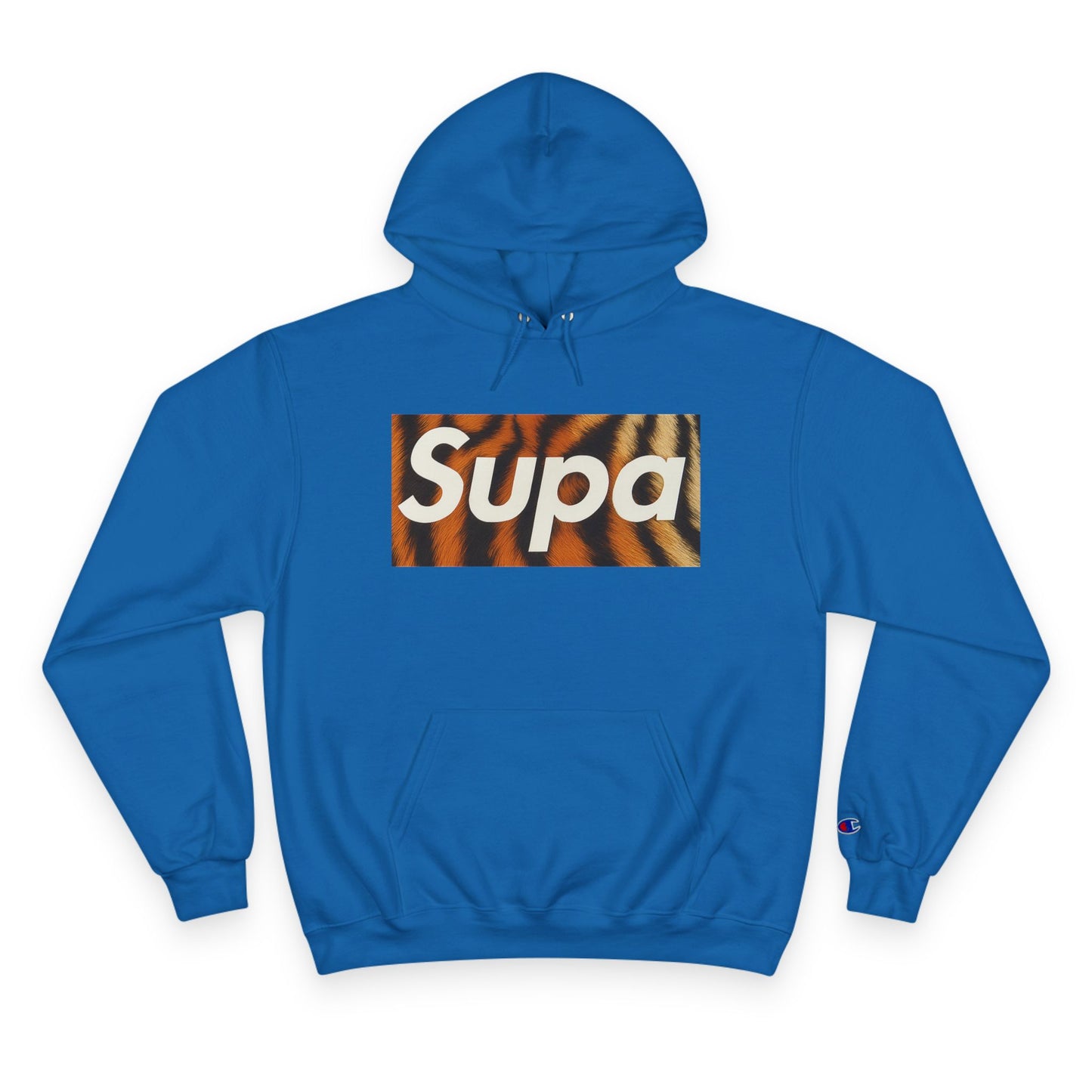 Supa Champion Hoodie - Stylish Tiger Graphic Sweatshirt