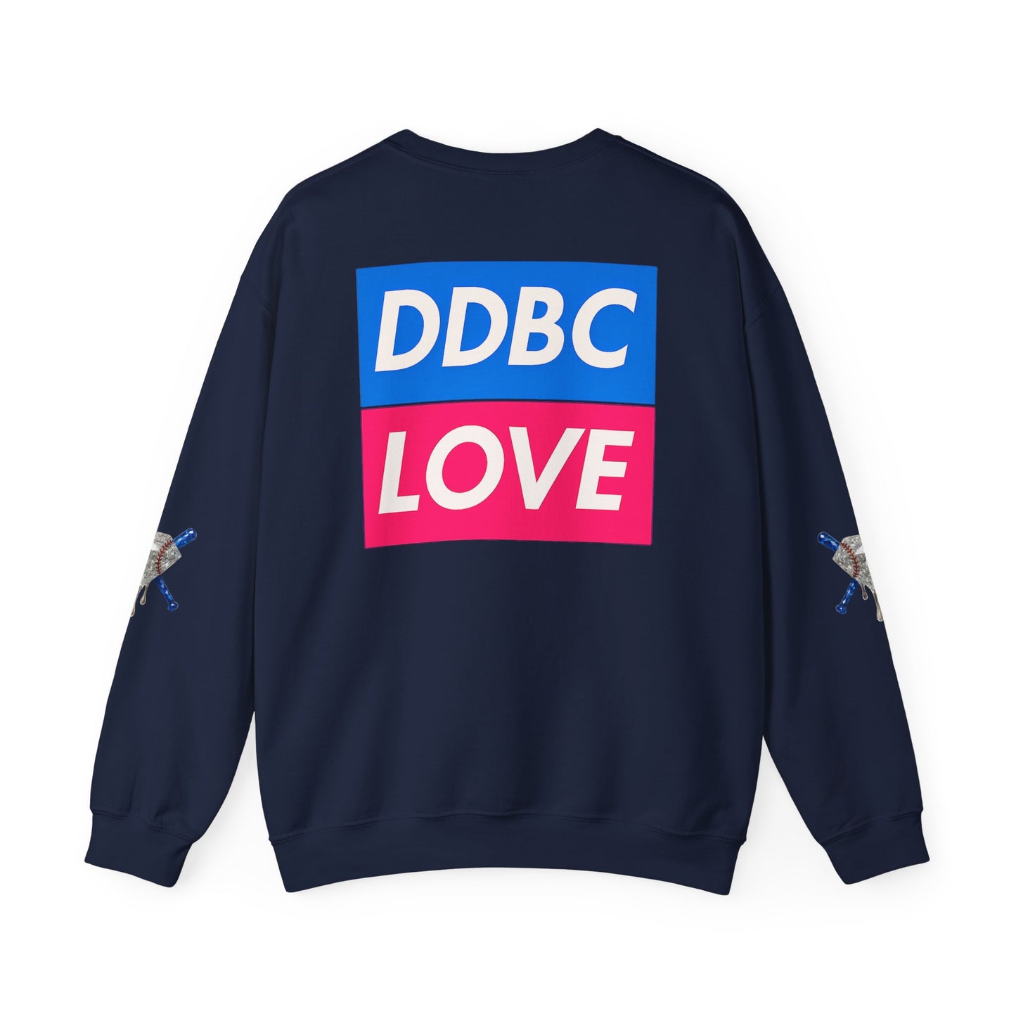 LOVE Diamond Crewneck Sweatshirt — DDBC Logo Graphic Crew