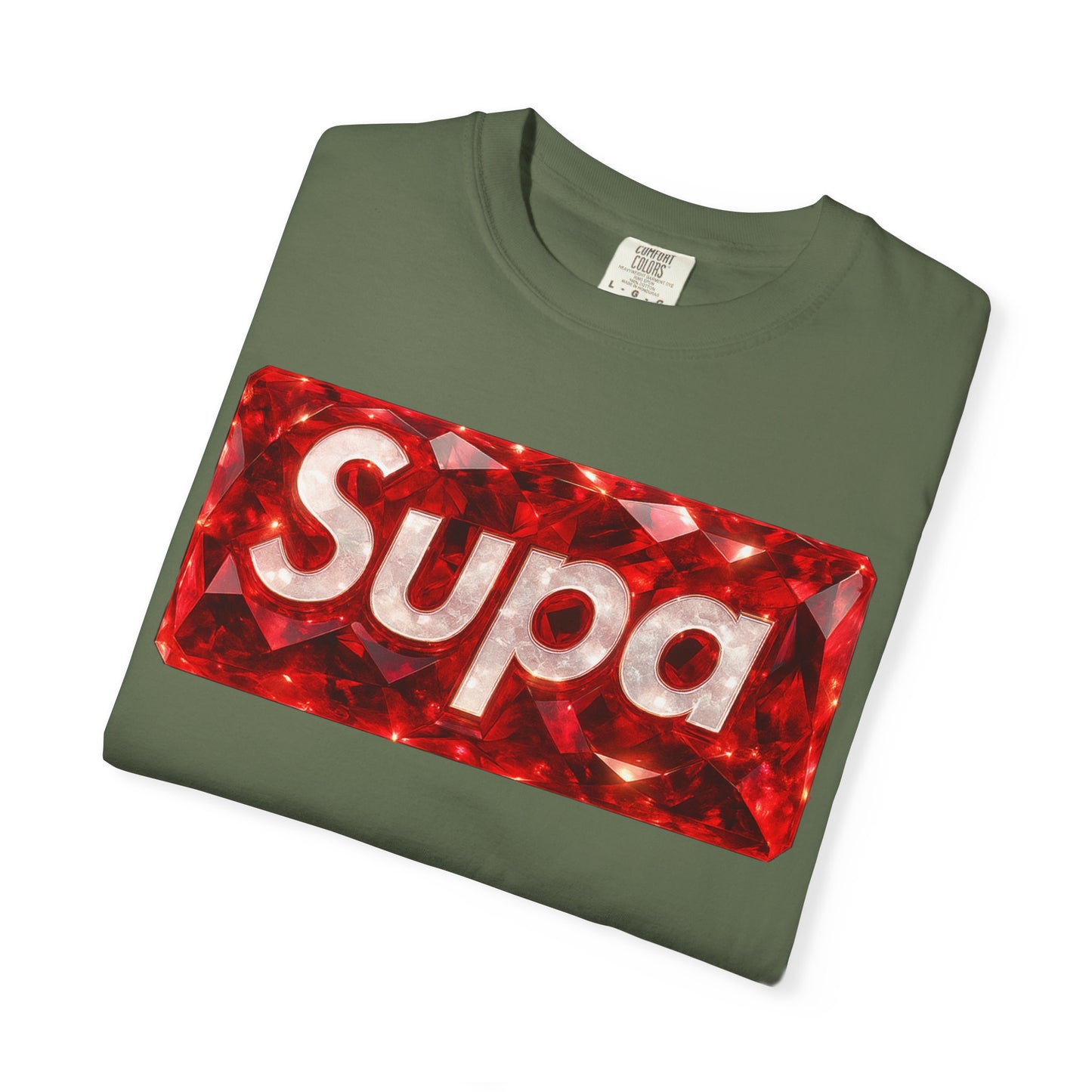 Supa Crystal Skull & Roses T-Shirt