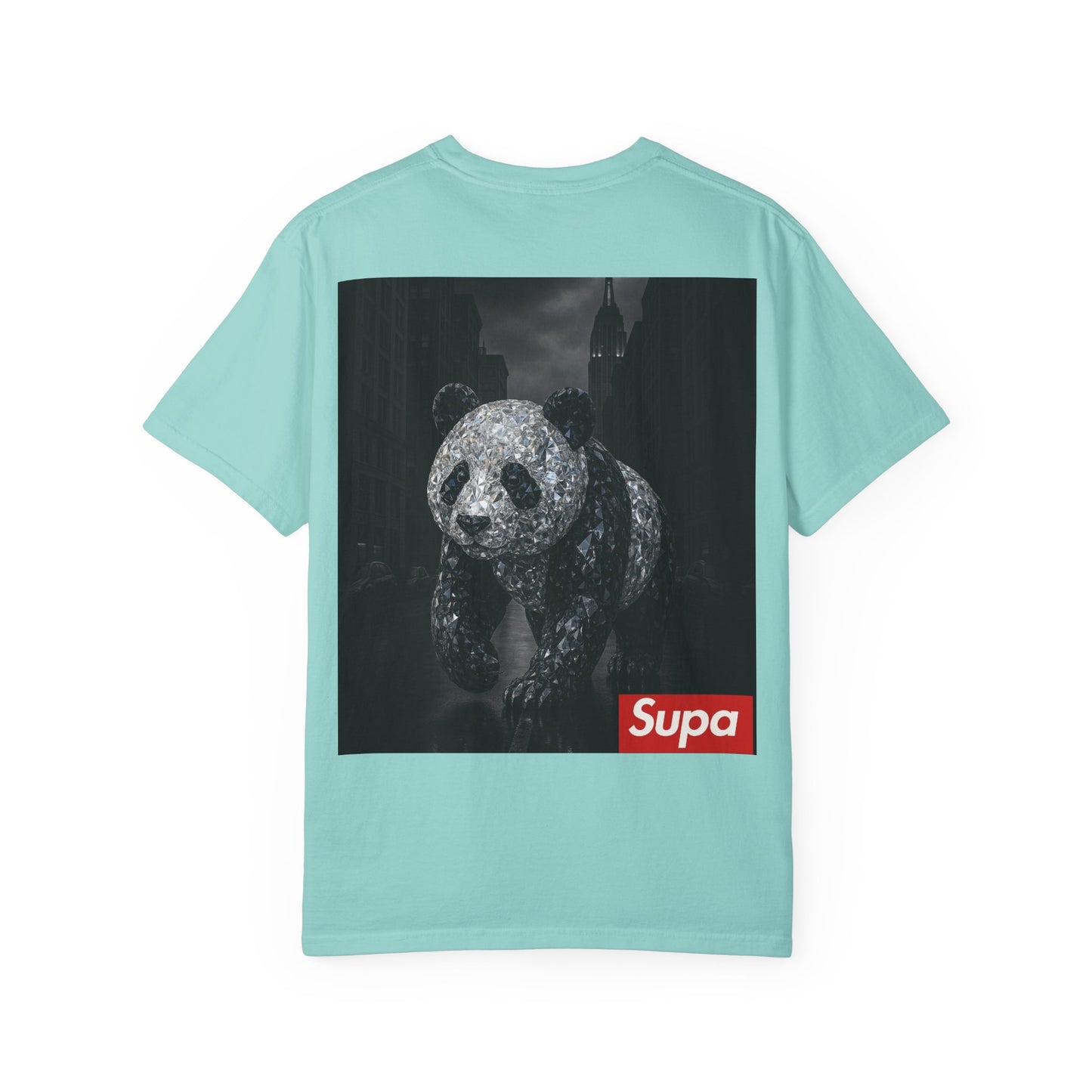 Supa Panda Unisex Garment-Dyed T-Shirt