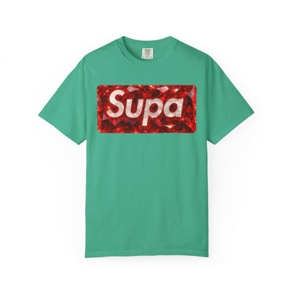 Supa Crystal Skull & Roses T-Shirt
