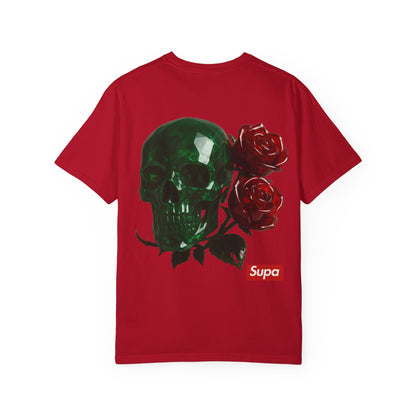 Supa Crystal Skull & Roses T-Shirt