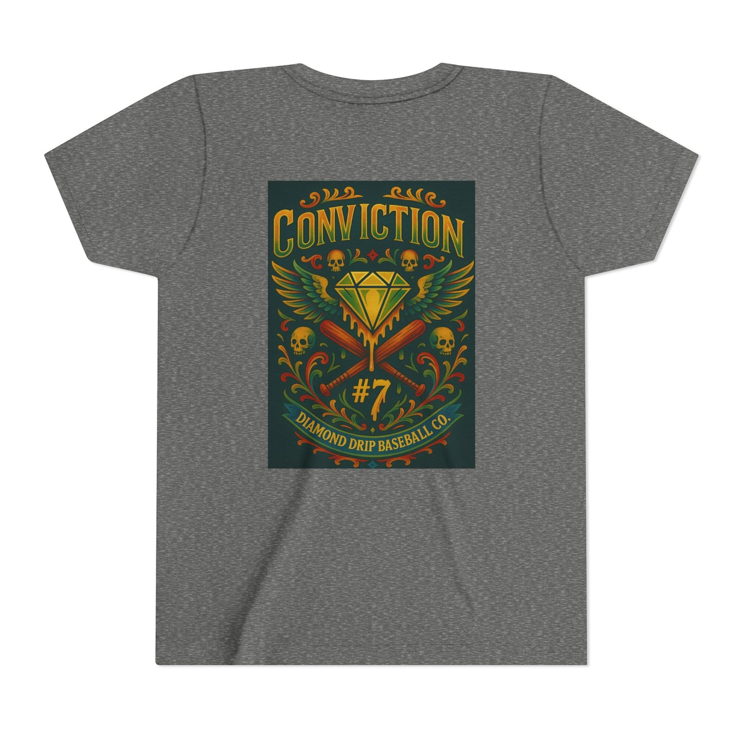 Youth Short Sleeve Tee - Diamond Drip Conviction Design