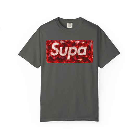 Supa Crystal Skull & Roses T-Shirt
