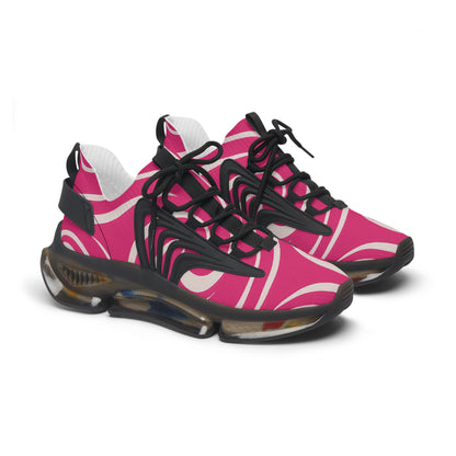 Women's Mesh Sneakers — Pink Swirl Breathable Athletic Shoes