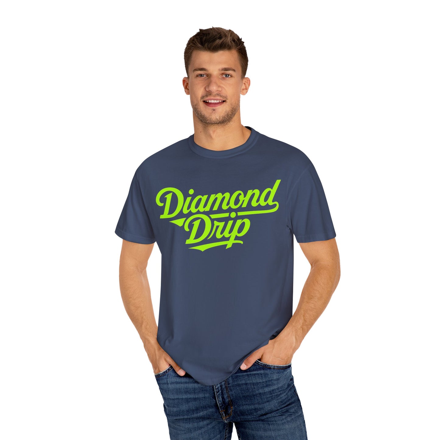 Diamond Drip Unisex Garment-Dyed T-Shirt