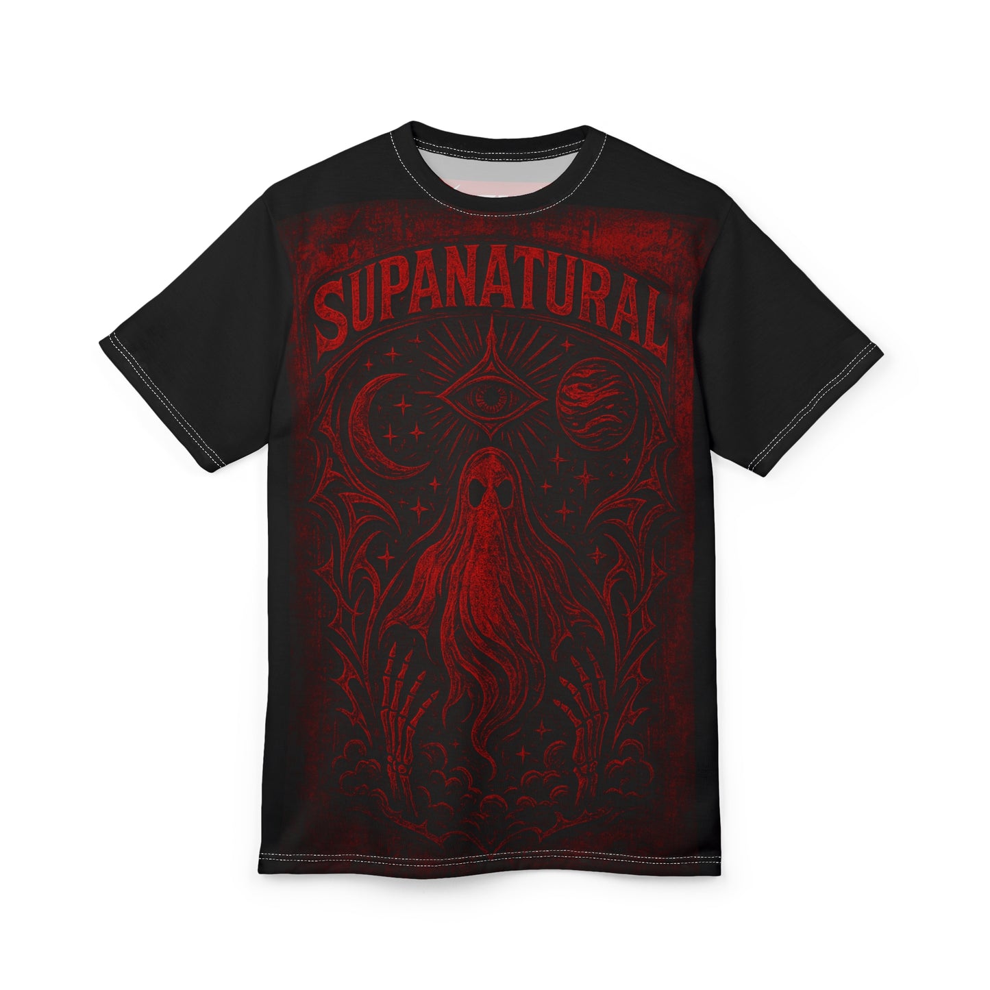 Supanatural Red Ghost Graphic Tee