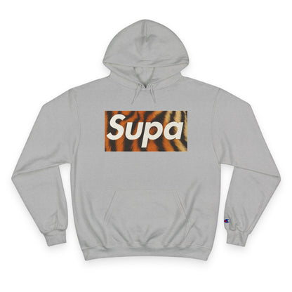 Supa Champion Hoodie - Stylish Tiger Graphic Sweatshirt