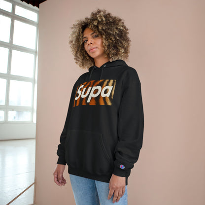 Supa Champion Hoodie - Stylish Tiger Graphic Sweatshirt