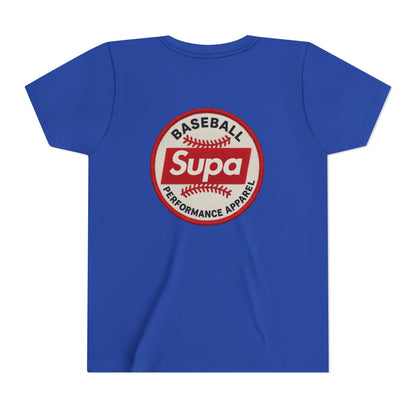 Supa Baseball Youth Tee - Cool Performance Shirt for Young Athletes