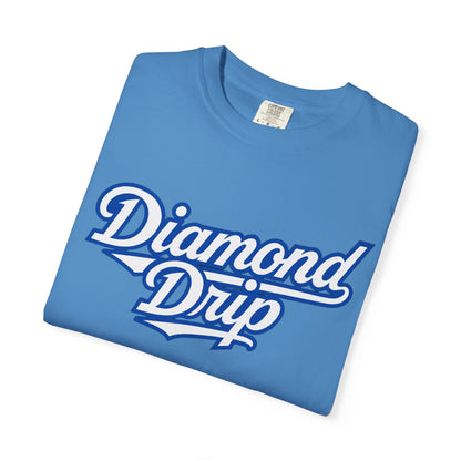 Diamond Drip T-Shirt — Dripping Blue Diamond Graphic Tee