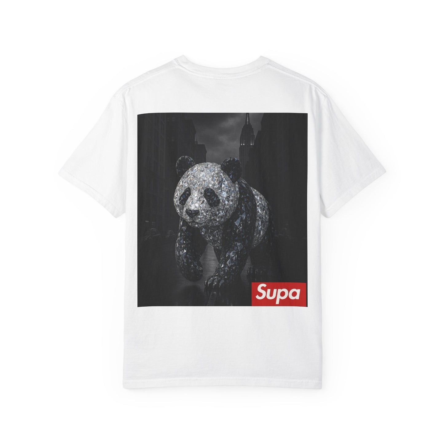 Supa Panda Unisex Garment-Dyed T-Shirt