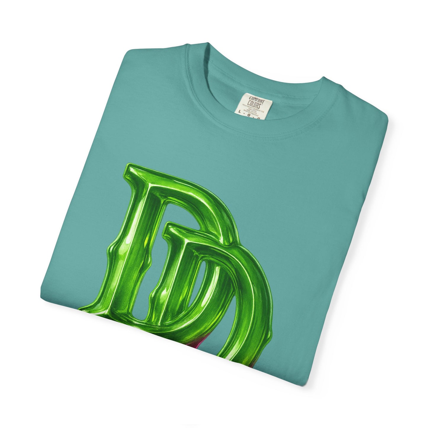DD Drip Logo T-Shirt — Green Melting DD Graphic Tee