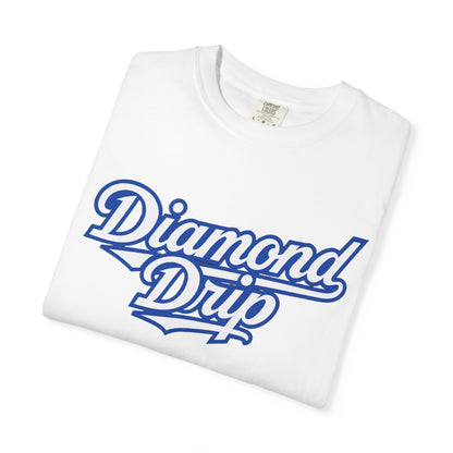 Diamond Drip T-Shirt — Dripping Blue Diamond Graphic Tee