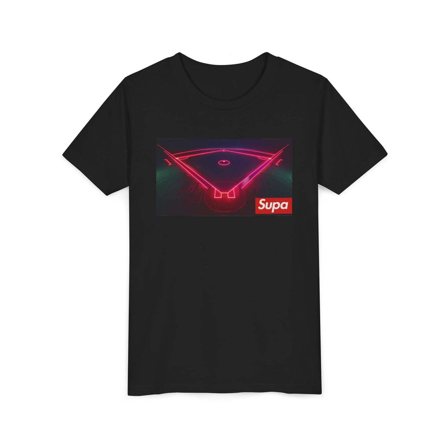 Neon Vibe Youth Tee with Supa Graphic