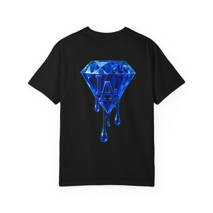 Diamond Drip T-Shirt — Dripping Blue Diamond Graphic Tee