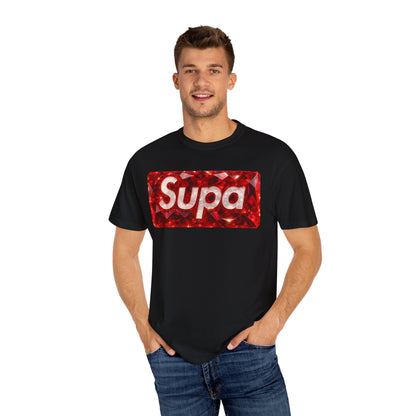 Supa Crystal Skull & Roses T-Shirt