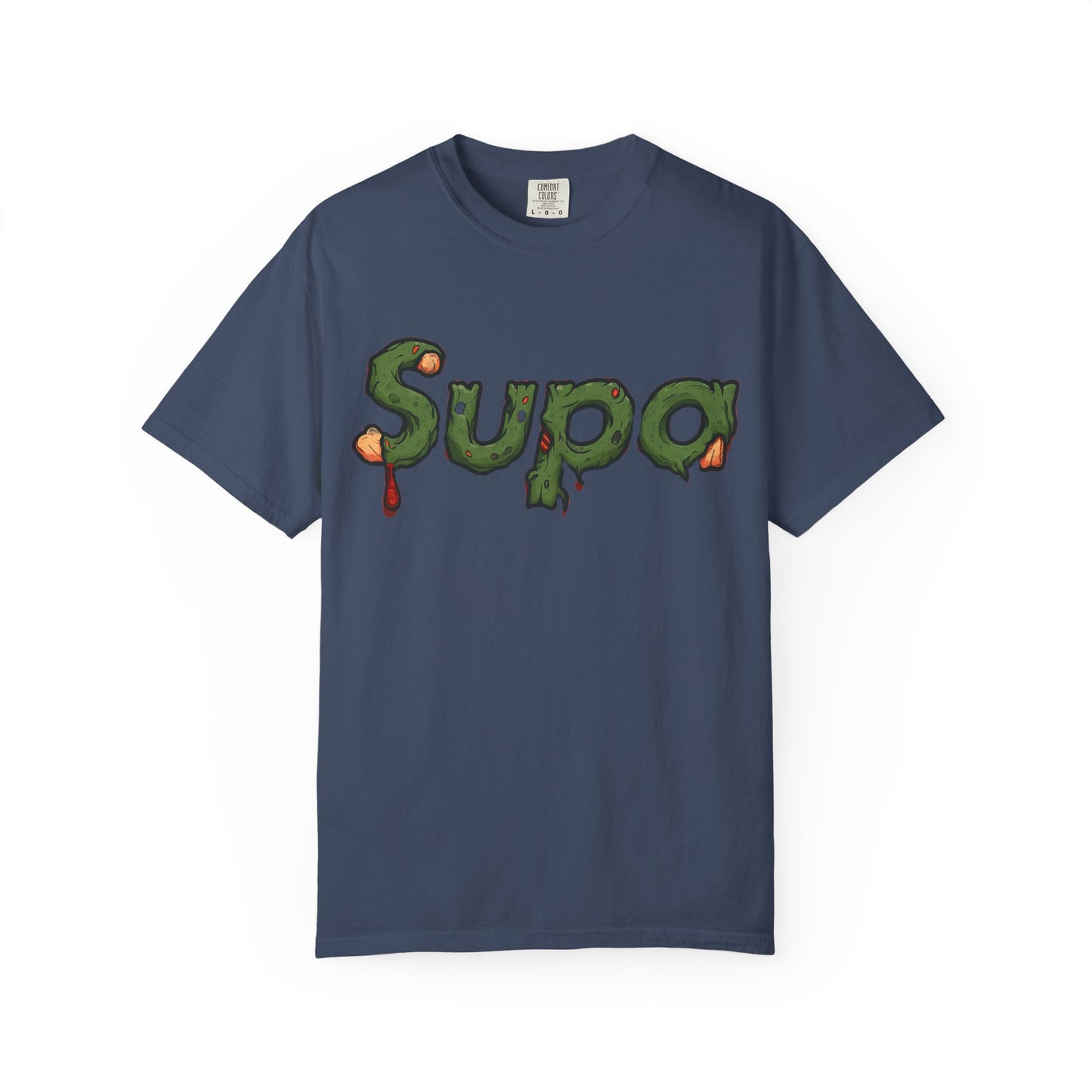 Supa Panda Graphic T-Shirt — Streetwear Tee with 'Supa' Drippy Logo
