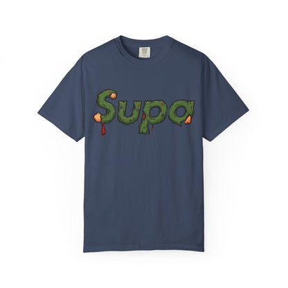 Supa Panda Graphic T-Shirt — Streetwear Tee with 'Supa' Drippy Logo