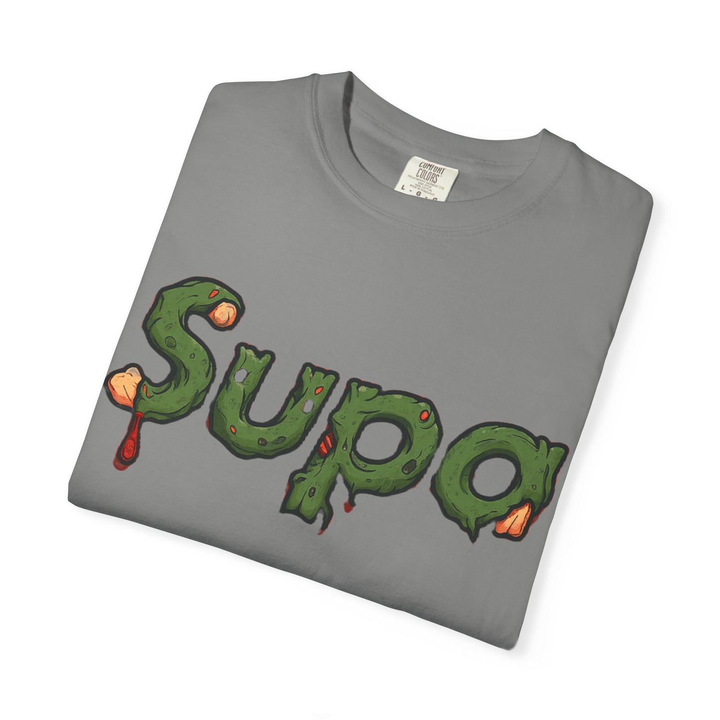 Supa Panda Graphic T-Shirt — Streetwear Tee with 'Supa' Drippy Logo