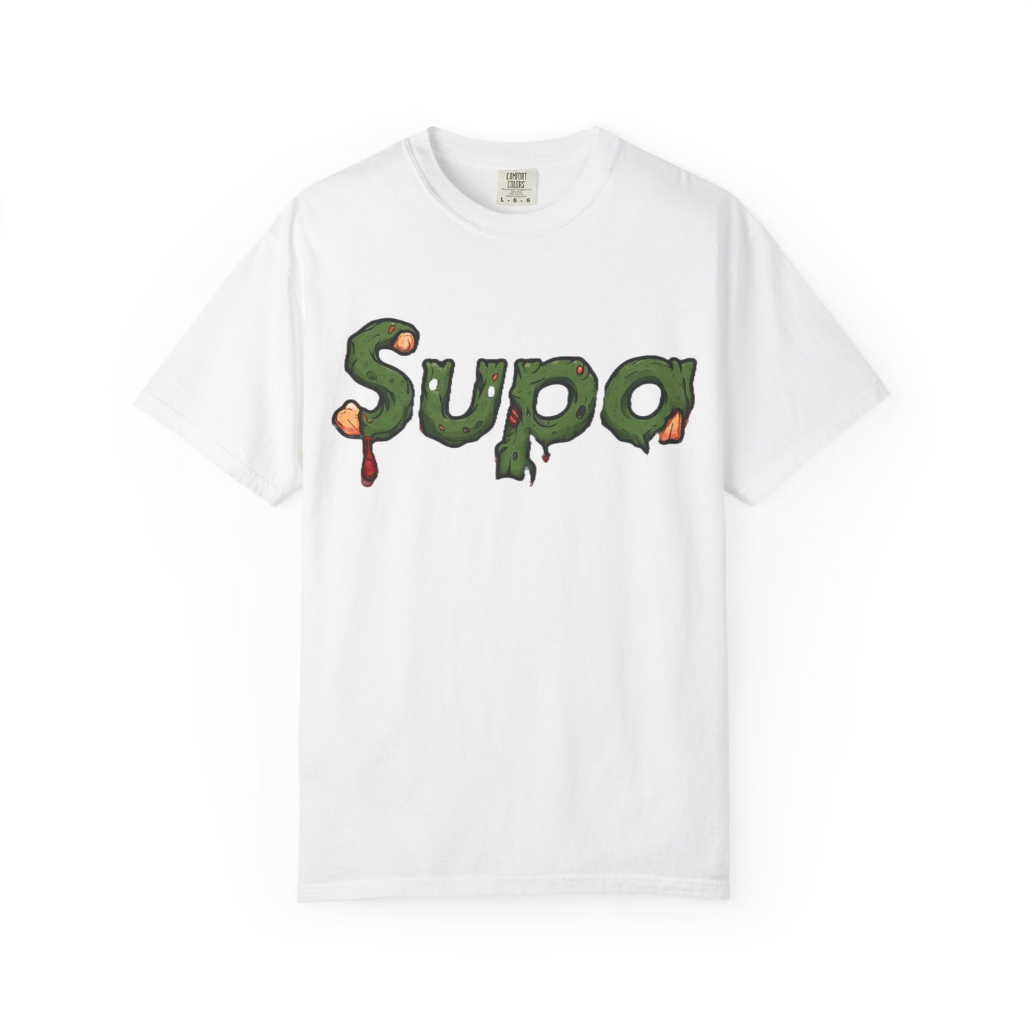 Supa Panda Graphic T-Shirt — Streetwear Tee with 'Supa' Drippy Logo