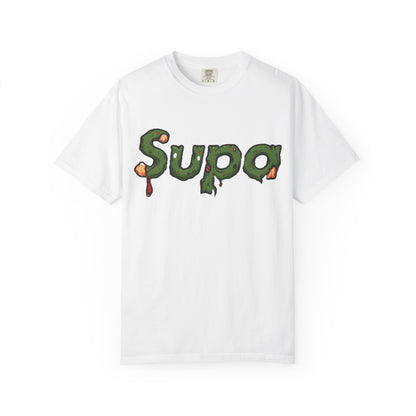 Supa Panda Graphic T-Shirt — Streetwear Tee with 'Supa' Drippy Logo
