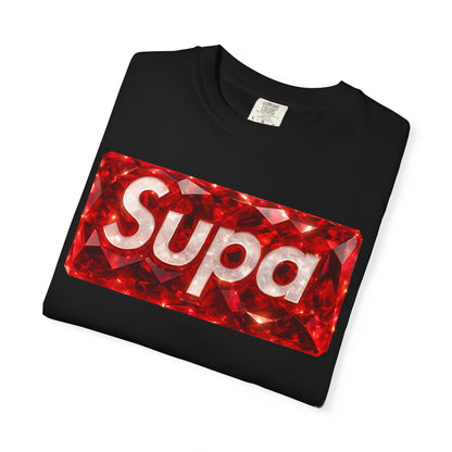 Supa Crystal Skull & Roses T-Shirt