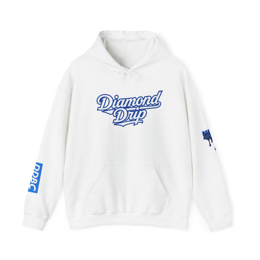Diamond Drip Hoodie — Blue Dripping Diamond Graphic Sweatshirt