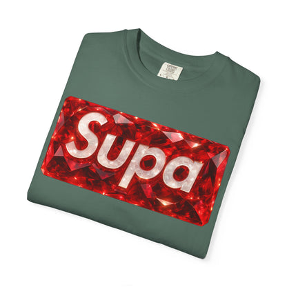 Supa Crystal Skull & Roses T-Shirt