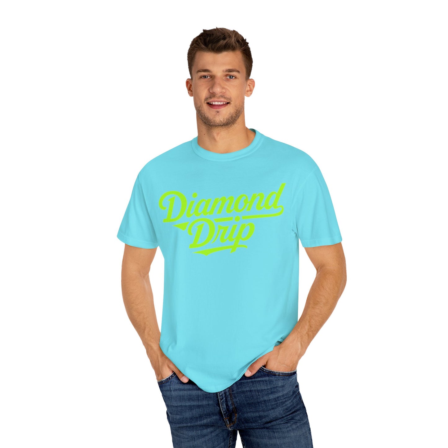 Diamond Drip Unisex Garment-Dyed T-Shirt