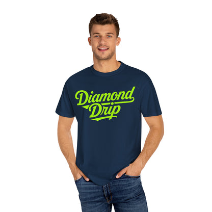 Diamond Drip Unisex Garment-Dyed T-Shirt