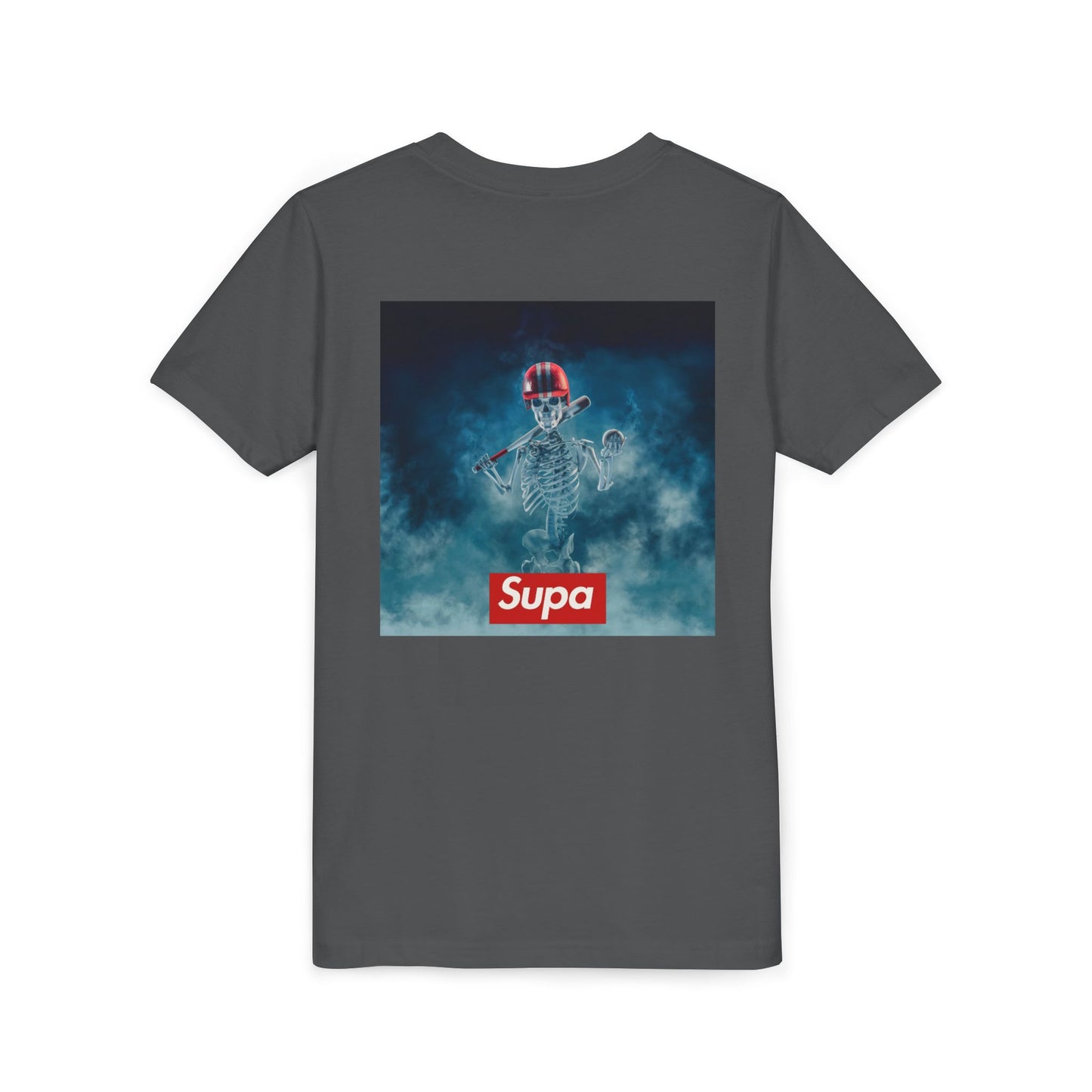 Supa Youth Short Sleeve Tee - Cool Skeleton Design