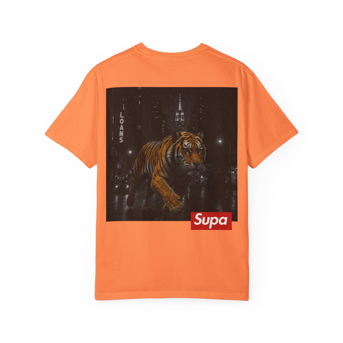 Supa Tiger Unisex Garment-Dyed T-Shirt