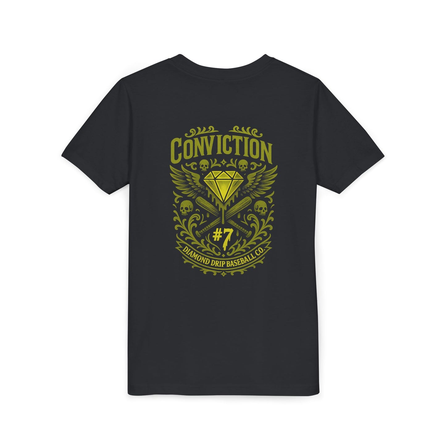 Conviction Youth Short Sleeve Tee - Inspirational Graphic T-Shirt for Kids