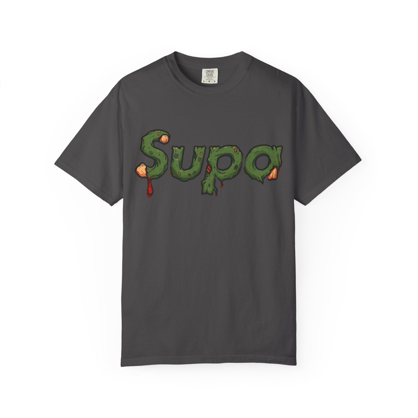 Supa Panda Graphic T-Shirt — Streetwear Tee with 'Supa' Drippy Logo