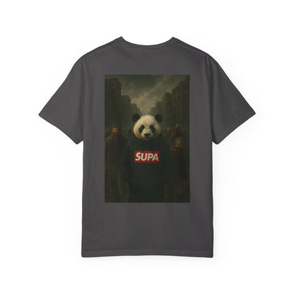 Supa Panda Graphic T-Shirt — Streetwear Tee with 'Supa' Drippy Logo