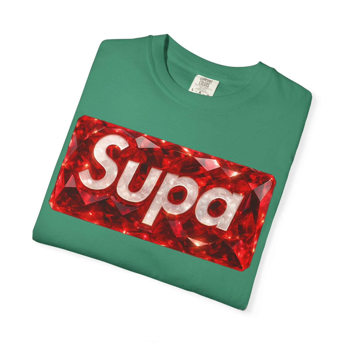 Supa Crystal Skull & Roses T-Shirt