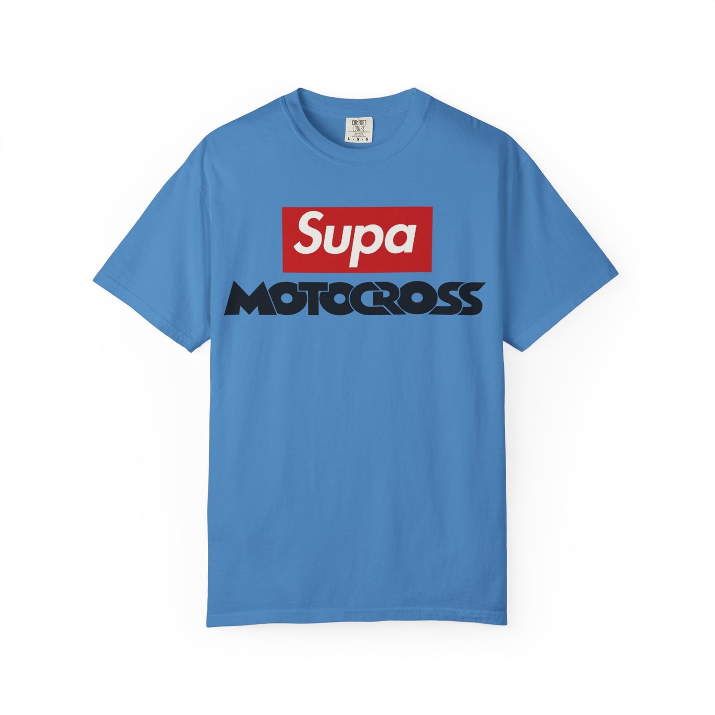 Motocross T-Shirt — "Supa" Logo & Back Graphic (Peace in a Storm)