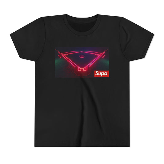 Neon Vibe Youth Tee with Supa Graphic