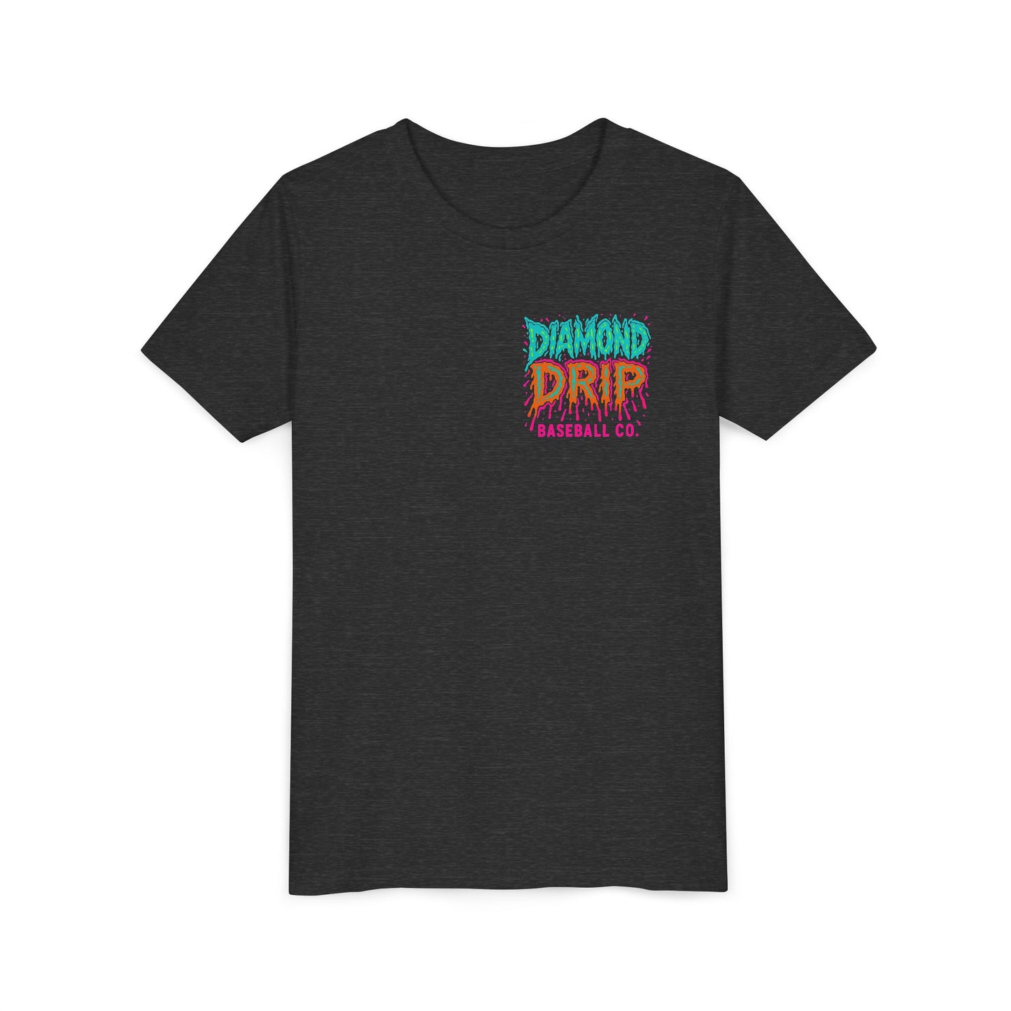 Youth Short Sleeve Tee - Diamond Drip Baseball & Melting Mitts Since Day One