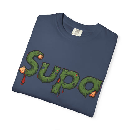Supa Panda Graphic T-Shirt — Streetwear Tee with 'Supa' Drippy Logo