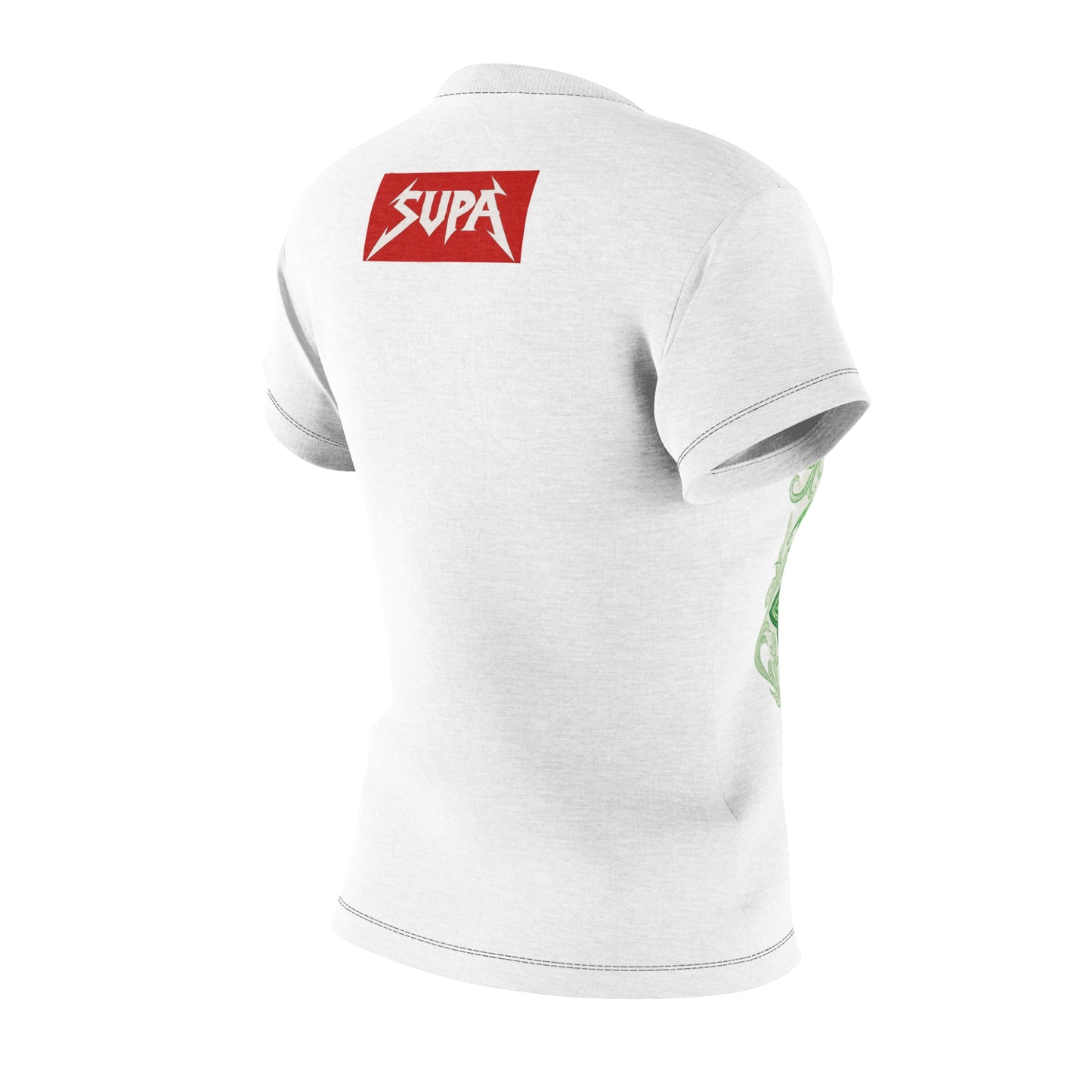 Women's Graphic Tee – 'Supernatural' Green Cross Design