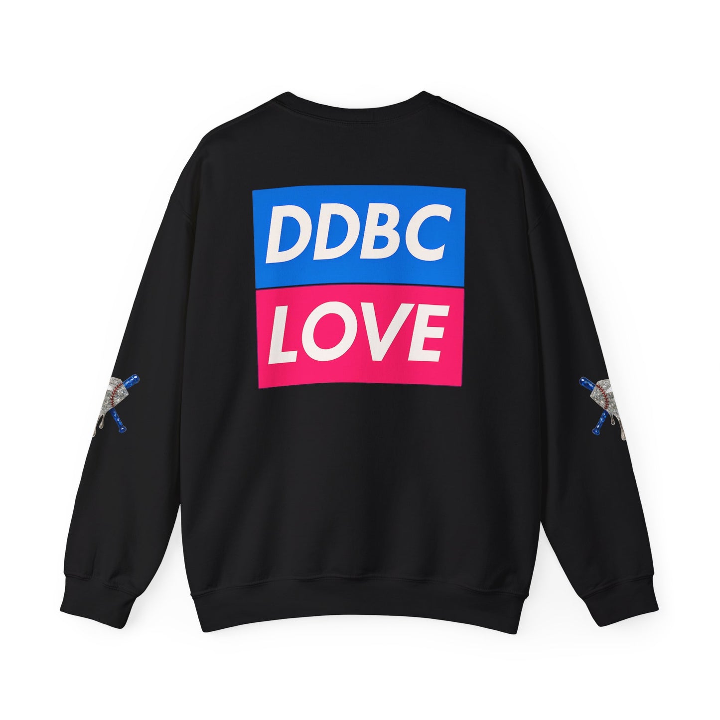 LOVE Diamond Crewneck Sweatshirt — DDBC Logo Graphic Crew