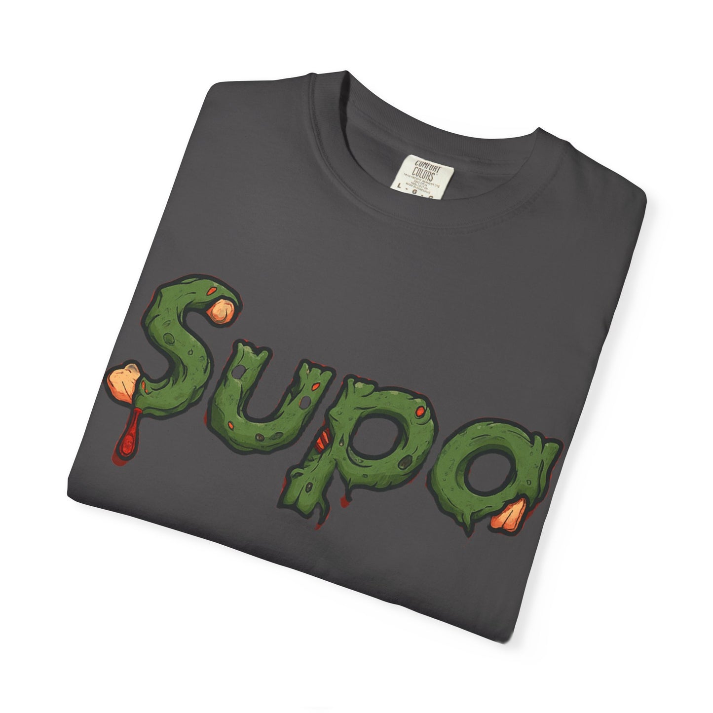 Supa Panda Graphic T-Shirt — Streetwear Tee with 'Supa' Drippy Logo