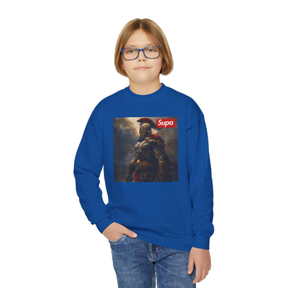 Youth Baseball Crewneck Sweatshirt - Meltin' Mitts Since Day One